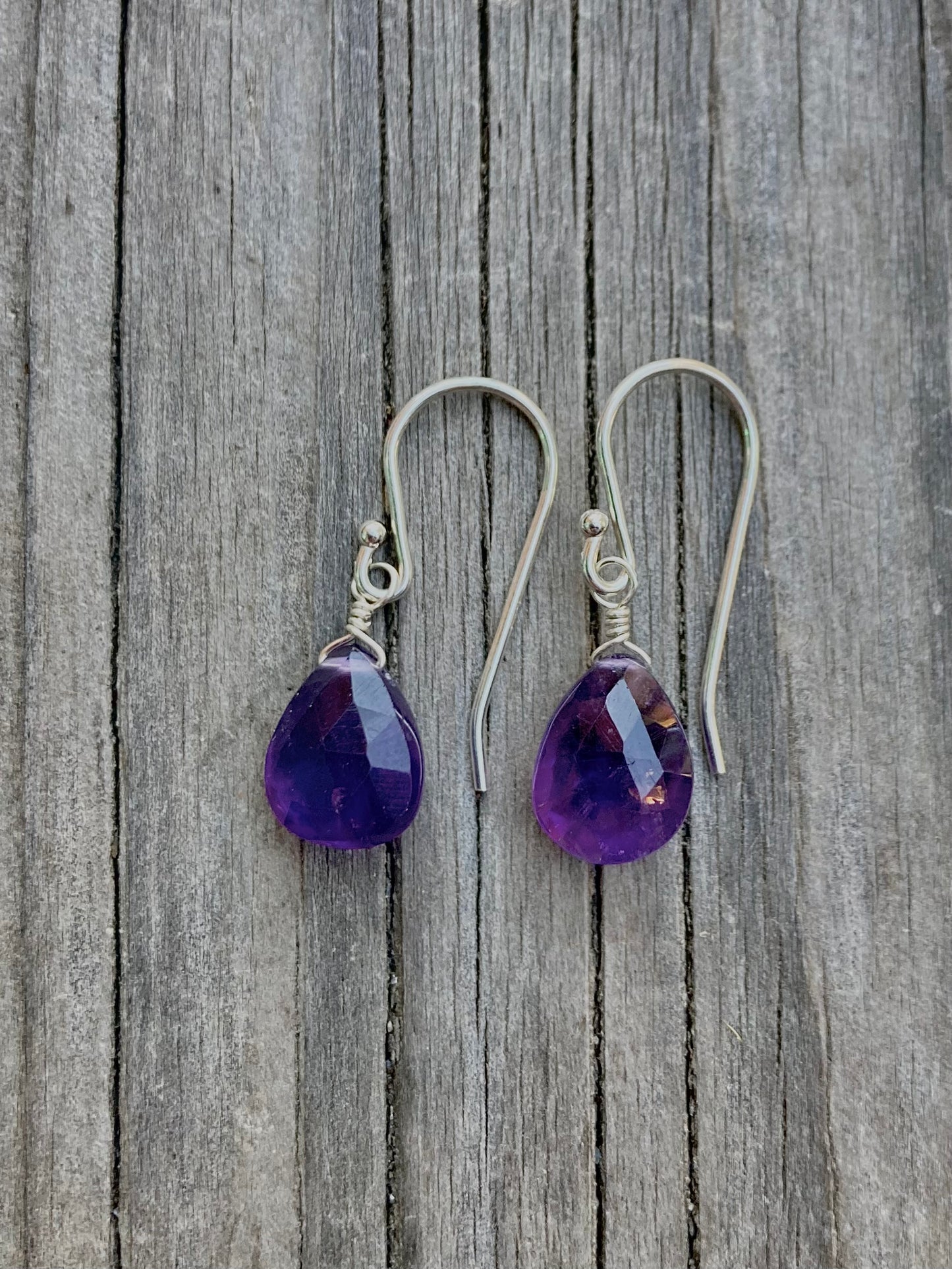 Amethyst Drop Earrings