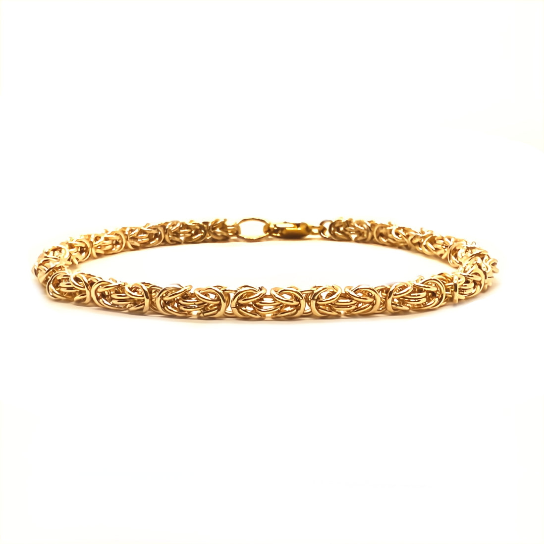 Delicate Byzantine Chainmaille Bracelet in 14K Gold Fill