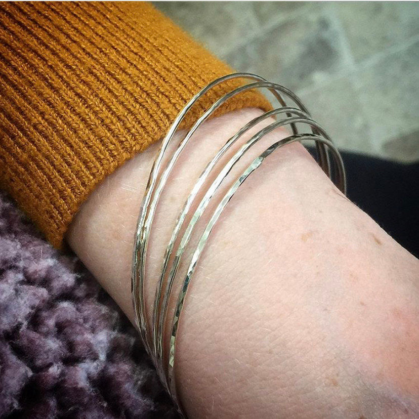 Thin newest Silver Bangle